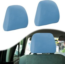 2Pcs Car Seat Headrest Cover, Flexible Car Headrest Covers, Reusable Anti-Dirty