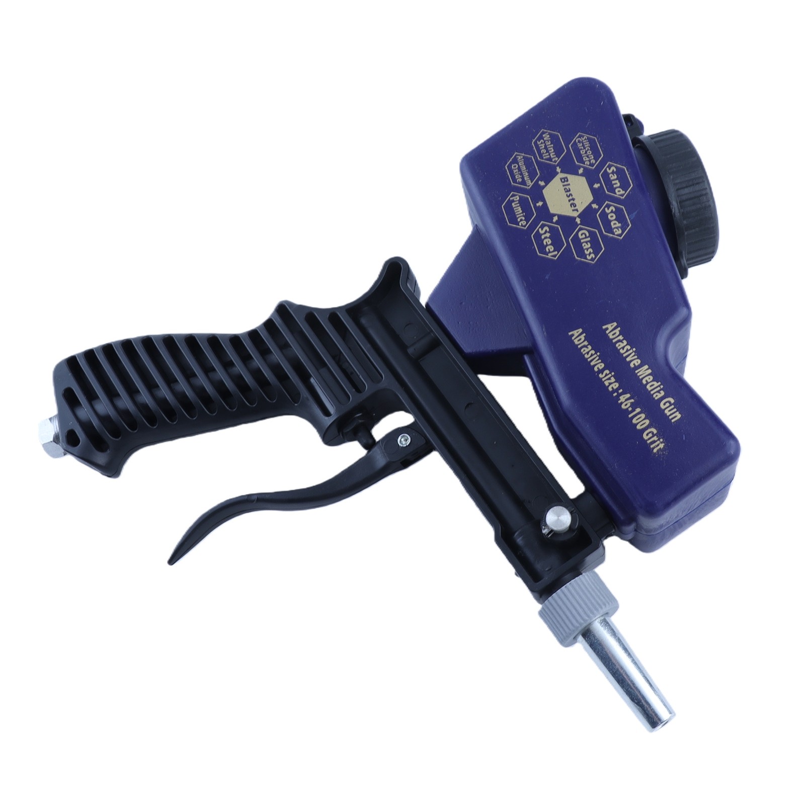 Gravity Feed Sandblasting Gun Air Sand Blaster Spray Handheld Tool 70‑150 PSI