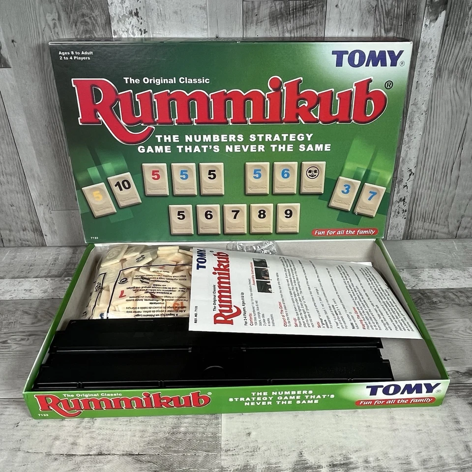 Vintage Rummikub Board Game The Original Classic Game TOMY 1995 Complete GC - Image 2 of 4