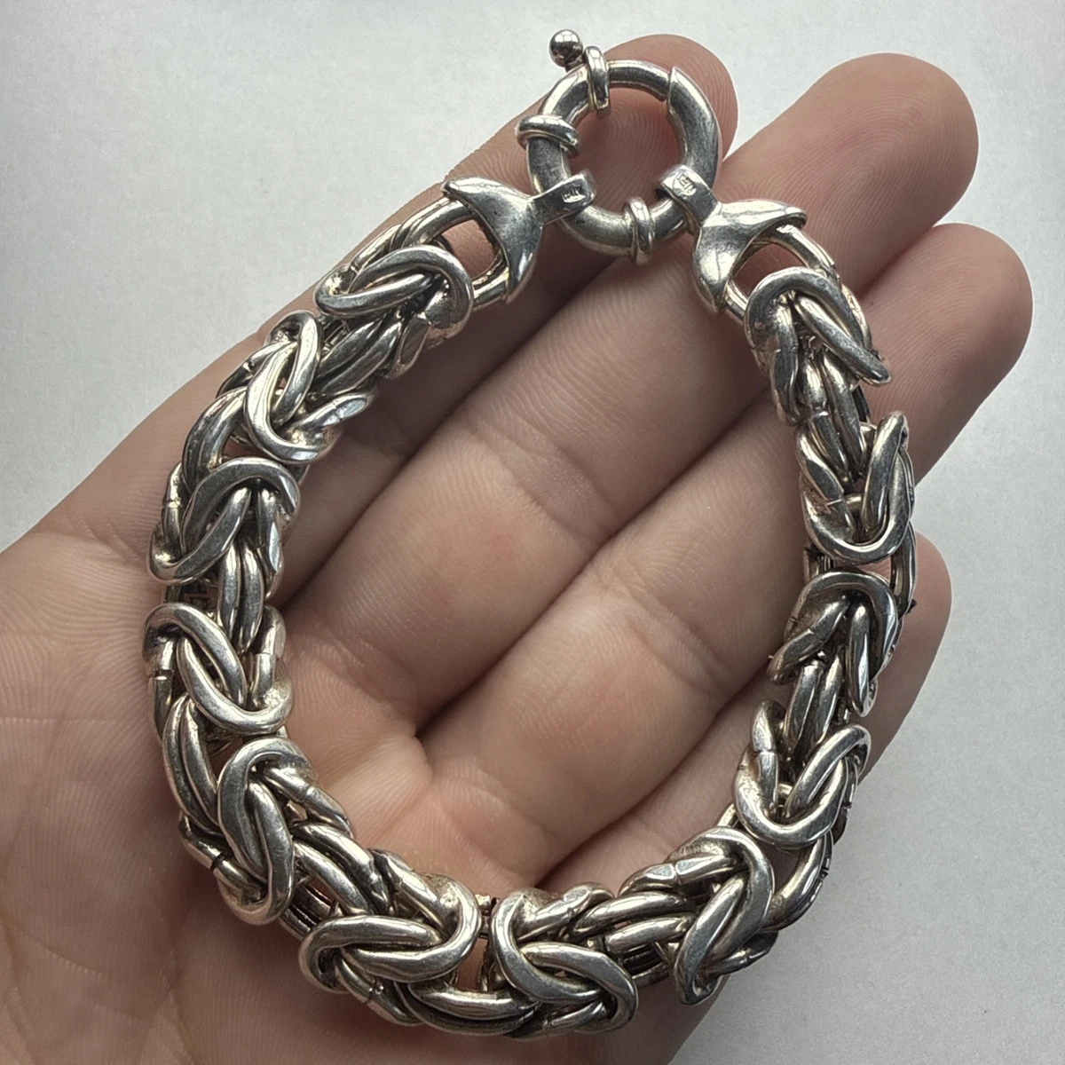 Sterling Silver Byzantine Bracelet for sale | eBay