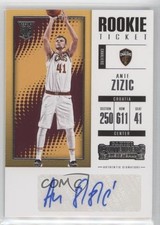 2017-18 Panini Contenders Retail Rookie Ticket Signatures Ante Zizic Auto 2r7