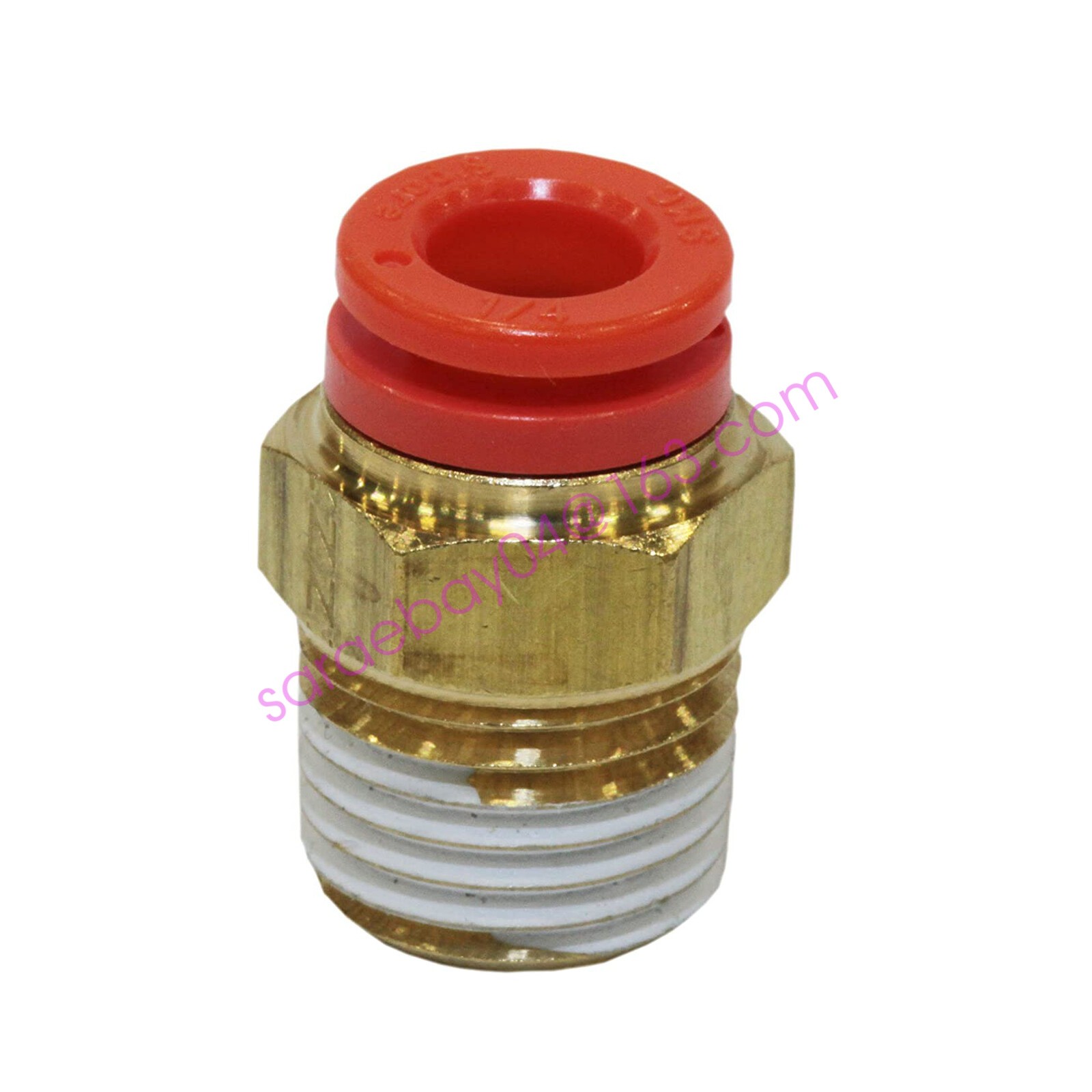 1 PCS SMC KQ2H07-34AS Brass Tube Fitting with Sealant Male Connector ✦KD