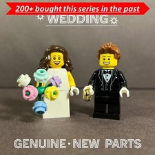 LEGO Wedding minifigures bride and groom B-2-11