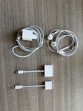 Genuine Apple Adapter lot, HDMI, Headphone/Aux out, Charging and Ear Buds
