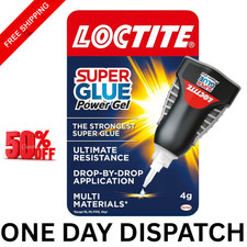 Loctite Super Glue Power Gel Flexible Super Glue with Non Drip Formula 1 x 4g,