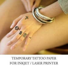 A4 DIY, TEMPORARY TATTOO PAPERS - / AUSPOST / Print your own tattoos / Kids Fun