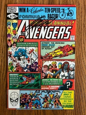 SIGNED Avengers Annual #10 x3 Michael Golden Al Milgrom Chris Claremont 1st app
