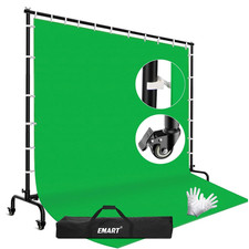 EMART Greenscreen Ständer 2,1x3 m Verstellba...