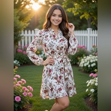 Loft Floral Print Women's Dress