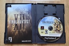 Final Fantasy 12 XII PlayStation 2, 2006 Tested Black Label Square Enix Disc VG