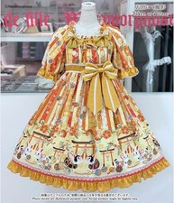 Preview of Metamorphose Irodori HanTemari Lolita Dress Yellow Plus Size New