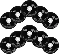 M-jump 10 PCS CUT OFF WHEELS 3" x 1/16" x 3/8" - For Cutting All Steel and... 
