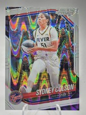 2025 Panini Prizm WNBA Sydney Colson #1 White Seismic Prizm Indiana Fever