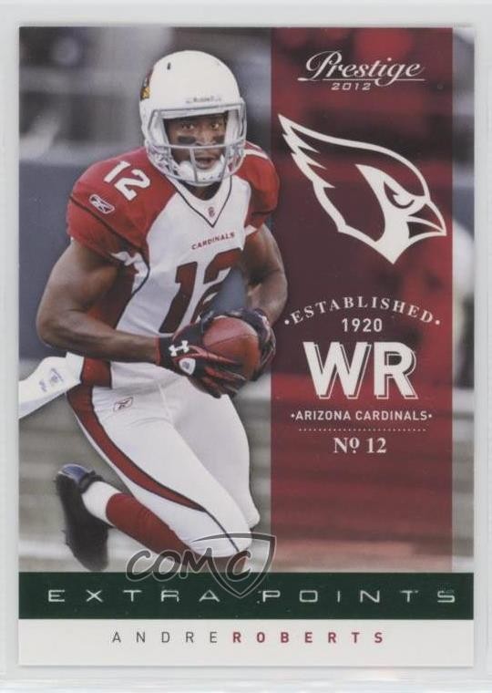 2012 Panini Prestige Extra Points Green 13/25 Andre Roberts #6 fm0