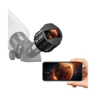 WiFi Telescope Camera Eyepiece, 64G Electronic Eyepiece Camera with 1.5'' Scre...
