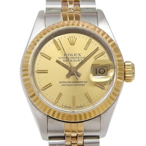 Rolex Datejust Two-Tone 69173, serial number in the 96s range, cha... GZl1htlj