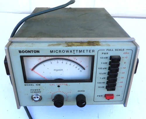 Vintage Boonton Microwattmeter model 42B (13) - Picture 4 of 5