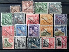 A4451  Malta King George VI group of Self Government stamps to 10/-