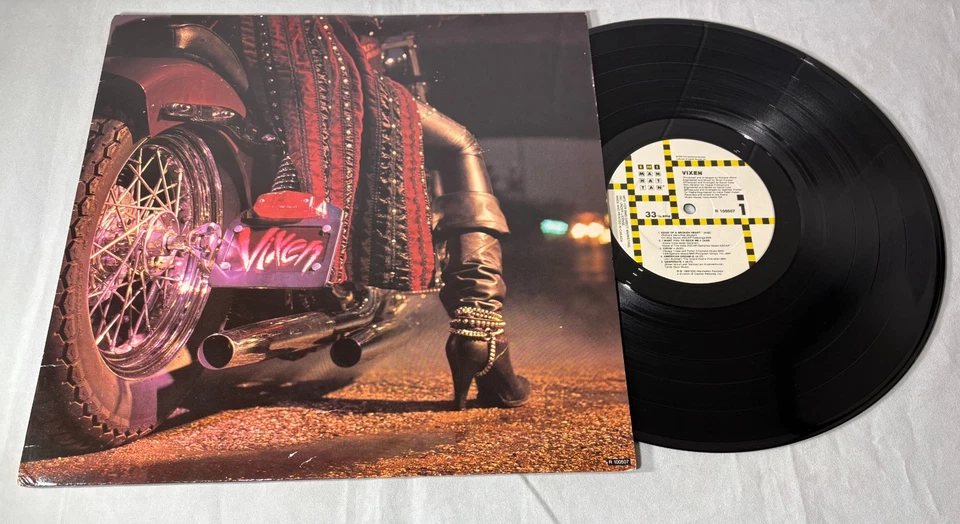 VIXEN S/T Self Titled vinyl LP first album EMI Manhattan vintage 1988 club press - Image 3 of 4