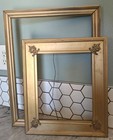 Vintage Ornate Picture Frames Art Decor Gallery Wall Gold Wood lot antique mo