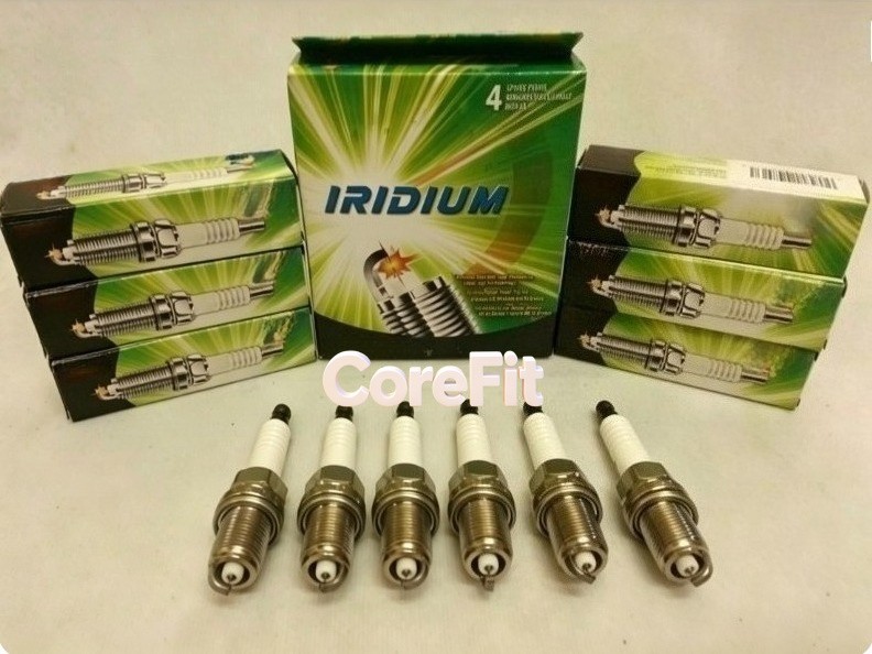 6PC NEW IK20TT 4702 Iridium Twin Tip Spark Plugs FOR 3.0 3.3 L6 V6
