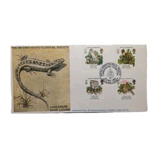 British Herpetological Society Sand Lizard 1986 Hawkwood First Day Cover PMK FDC