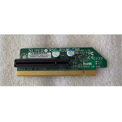 For   SYS-2049U-TR4 RSC-R1UW-E8R Single Slot PCI-Express x8 Riser Card #W6