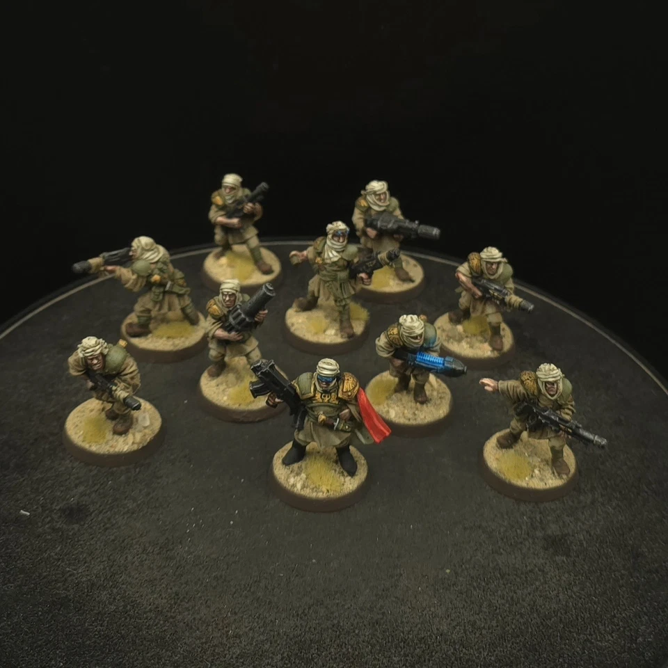 Pro Painted Warhammer 40K OOP METAL Tallarn Desert Raiders ×10 Games Workshop - Image 2 of 4