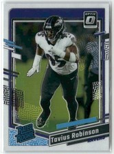 Tavius Robinson RC 2023 Donruss Optic Baltimore Ravens #208