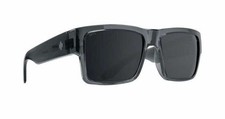 AUTHENTIC SPY SUNGLASSES CYRUS TRANSPARENT GUNMETAL/HD DARK GREY LENS