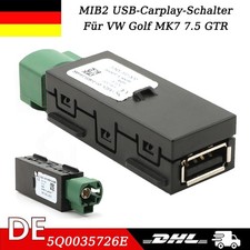 5Q0035726E F&uuml;r  Auto MIB2 USB Carplay Media Switch Installieren Stecker DE STOCK