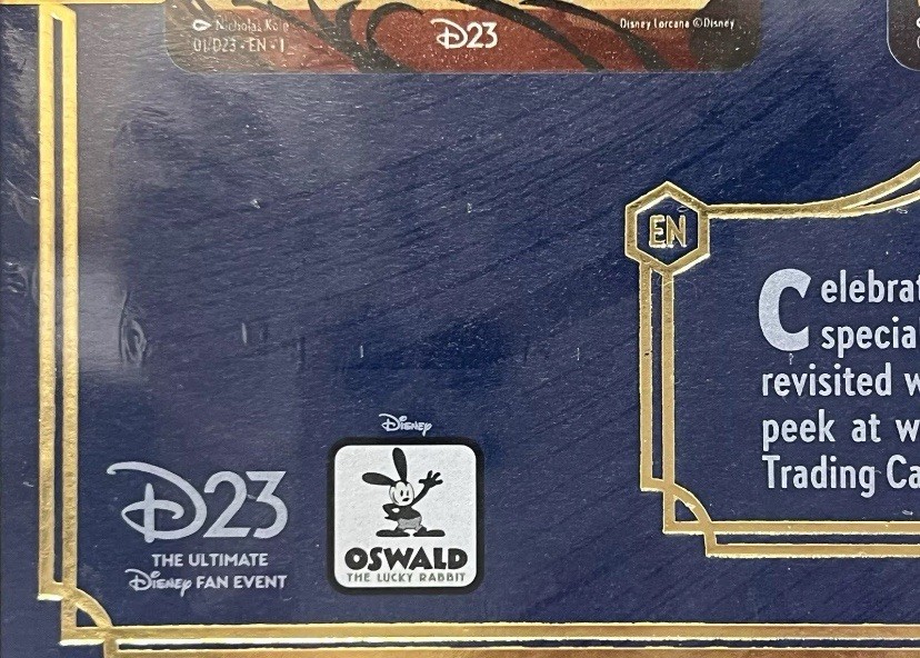 ✨Disney D23 Collection Lorcana Box 2024 Exclusive Promo Cards Set