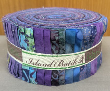 Island Batiks - Jelly Roll - 40 pieces - 2 1/2 inch strips