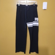 Pink Victoria's Secret Distressed Leg Cotton Blend Sweatpants XS Y2K Preppy