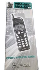 AUDIOVOX CELL PHONE CDM-4000/CDM-4000XL OWNER'S MANUAL ENGLISH ONLY - MINT COND