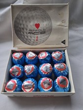 Vintage box of 12 x Penfold Ace 1 golf balls unused unwrapped