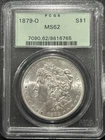 1879-O S$1 PCGS MS62 OGH Morgan Silver Dollar - Old Green Holder