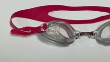 Nike Chrome Clear/Gray/Red Training Swim Goggles