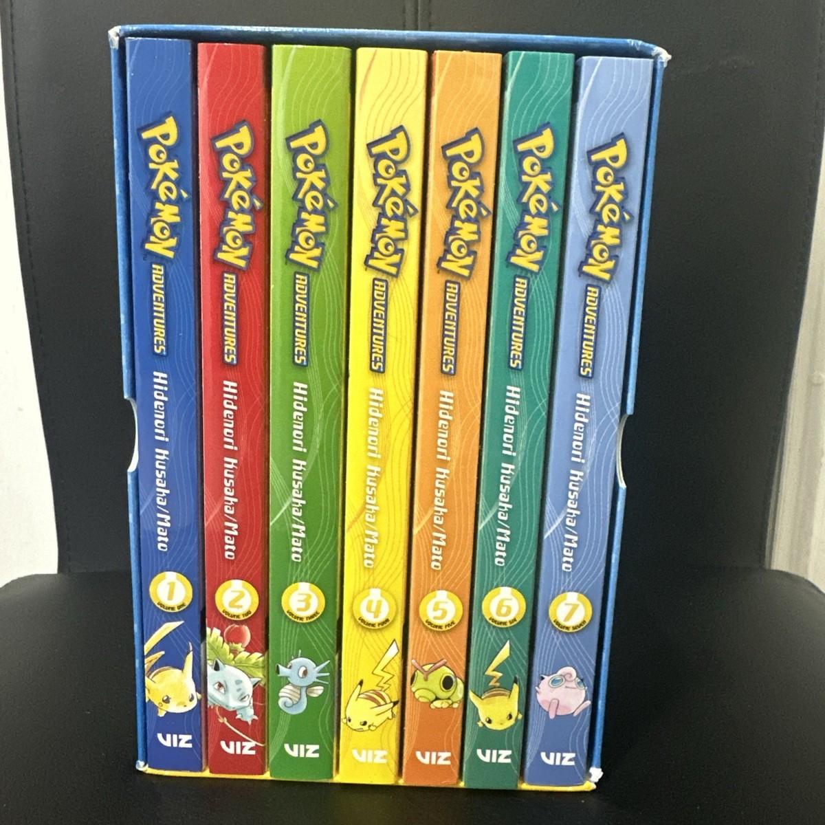 Pokemon Adventures Graphic Novel Box Set Red & Blue Volumes 1-7
