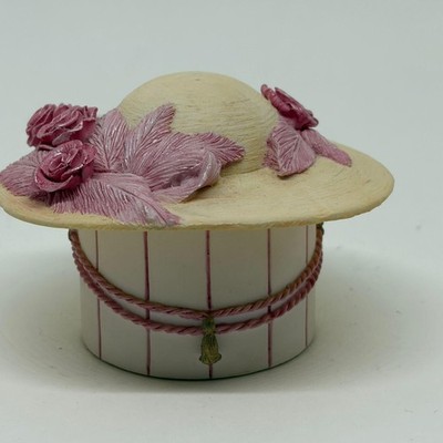 Vintage Jane Asher Willow Hall Blumen Hut AH11 Chloe Schmuckschatulle