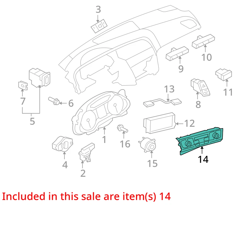 2010-2013 Audi A5 Ac Heater Climate Control 8k1 820 043 T KFWM1 - Image 3 of 4