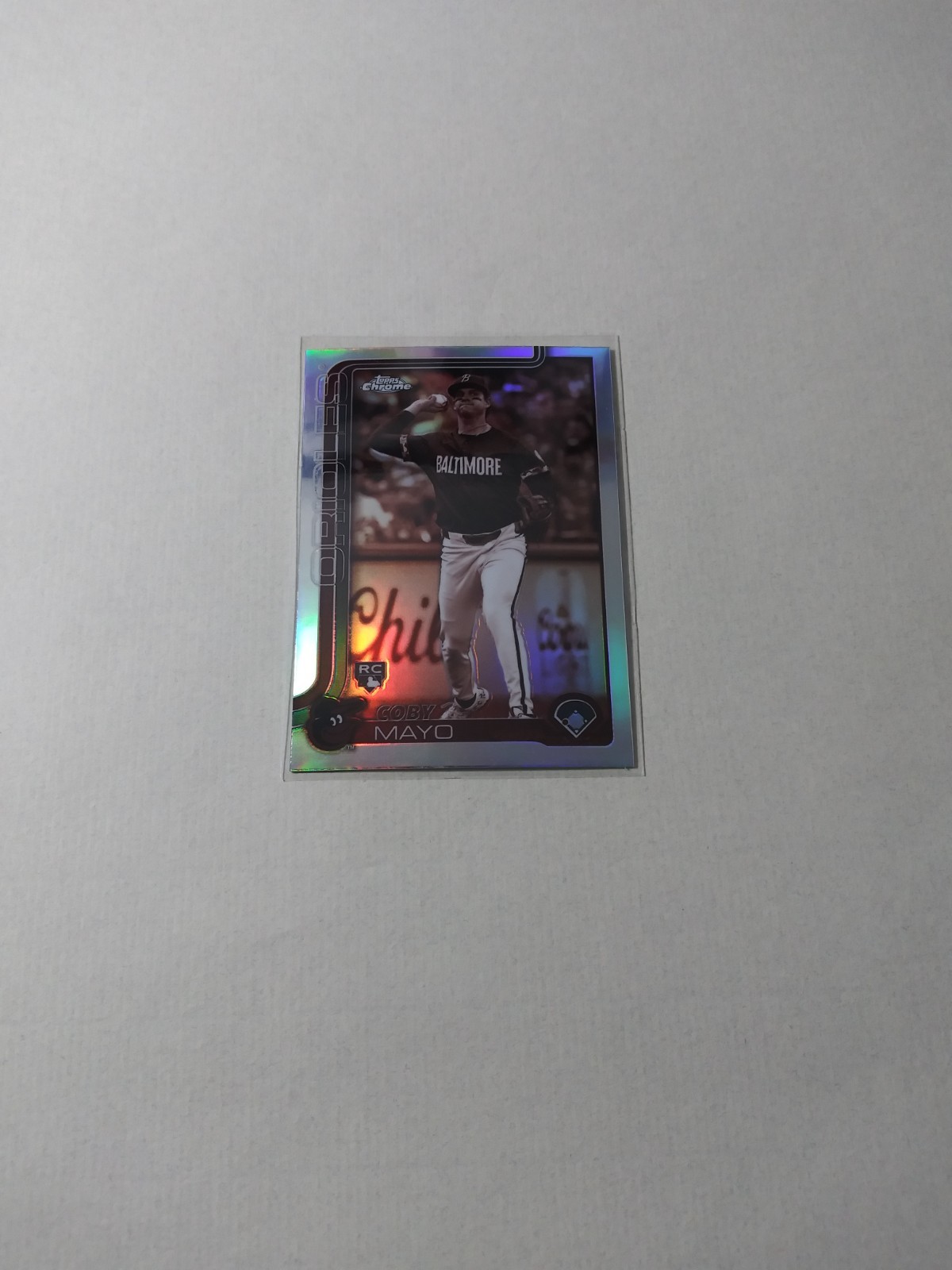 2025 Topps Chrome - Coby Mayo #120 Sepia Refractor (RC)