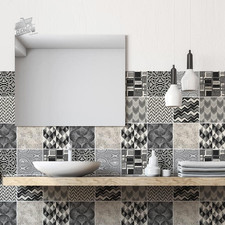 - Stickers Tiles Kitchen Bathroom Tiles Stickers PVC Waterproof Anti-Frost