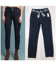 Anthropologie Pilcro High Rise Slim Straight Jeans Woman Size 26 New