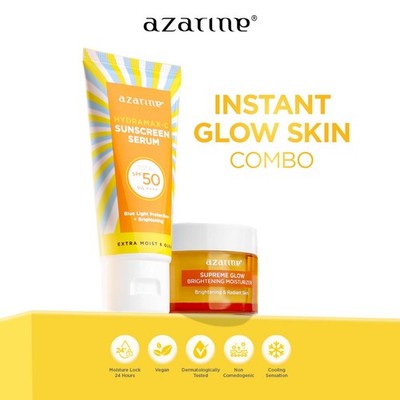 Instant Glow Skin Combo Moisturizer + Hydramax-C Sunscreen SPF50 PA++++