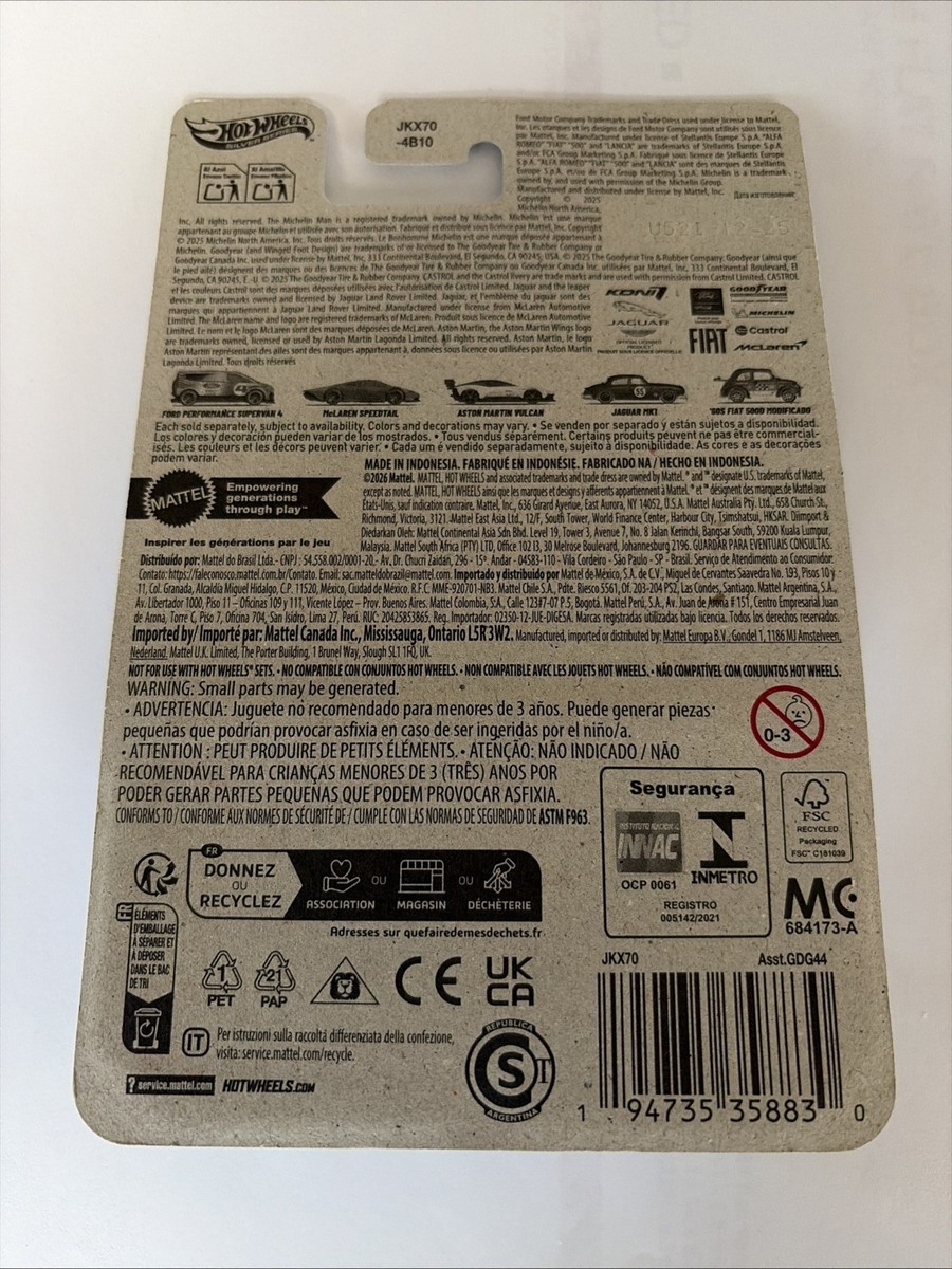 2026 Hot Wheels Summit Surge '60S FIAT 500D Silver Series Metal