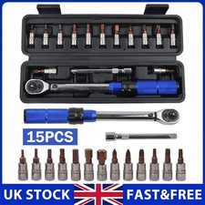 15X MTB Bike Bicycle Preset Torque Wrench 2-24Nm Precise Instrument Hexagon Key