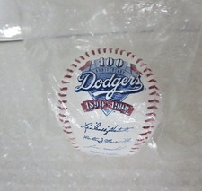 1990 Dodgers 100th Anniversary Farmer John Baseball autographs sealed New unused
