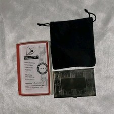 Frank Lloyd Wright Geometric Card Case, Oak Park IL Home  Studio, Silver Metal