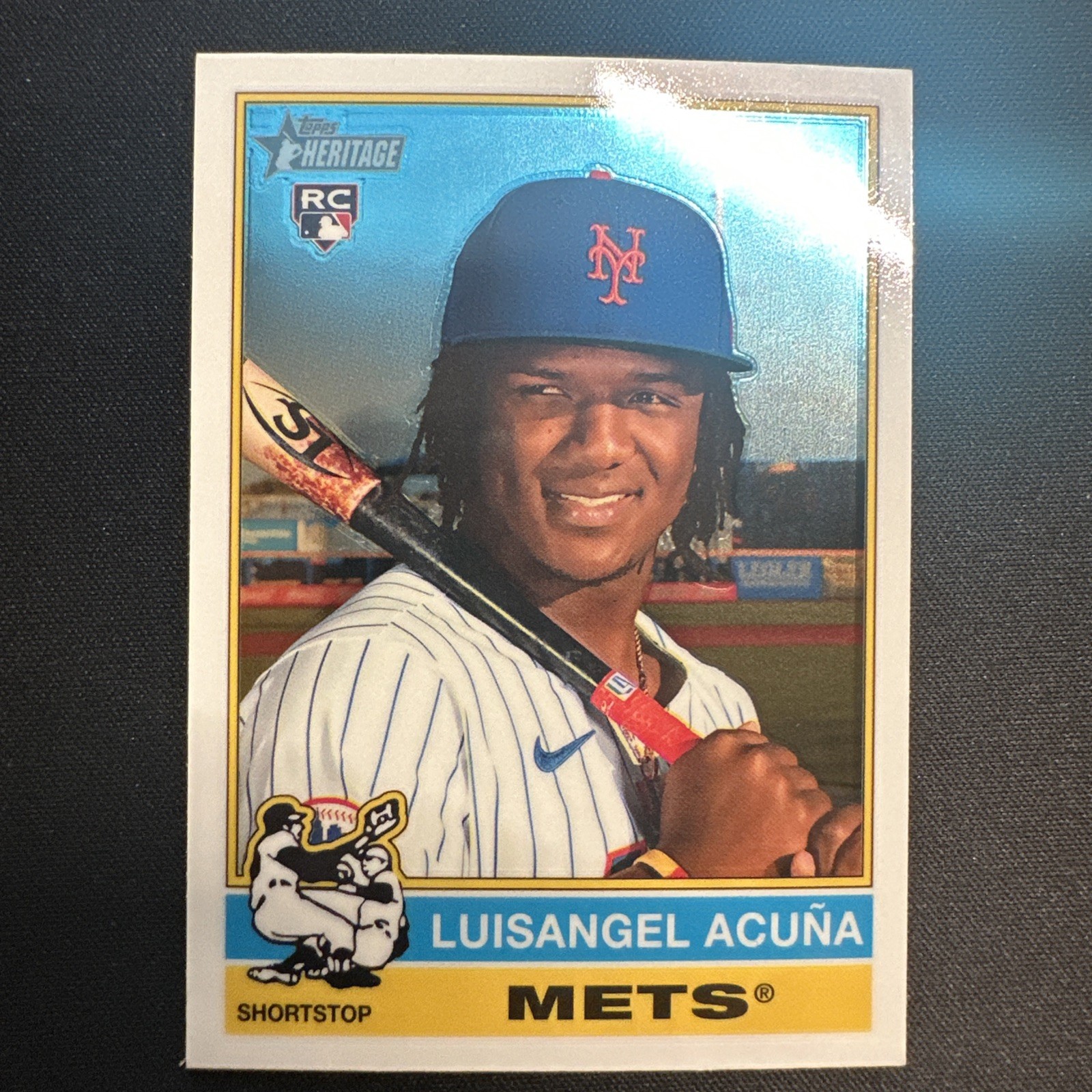 2025 Topps Heritage Chrome Luisangel Acuna #274 Rookie RC